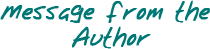 Message from the Author